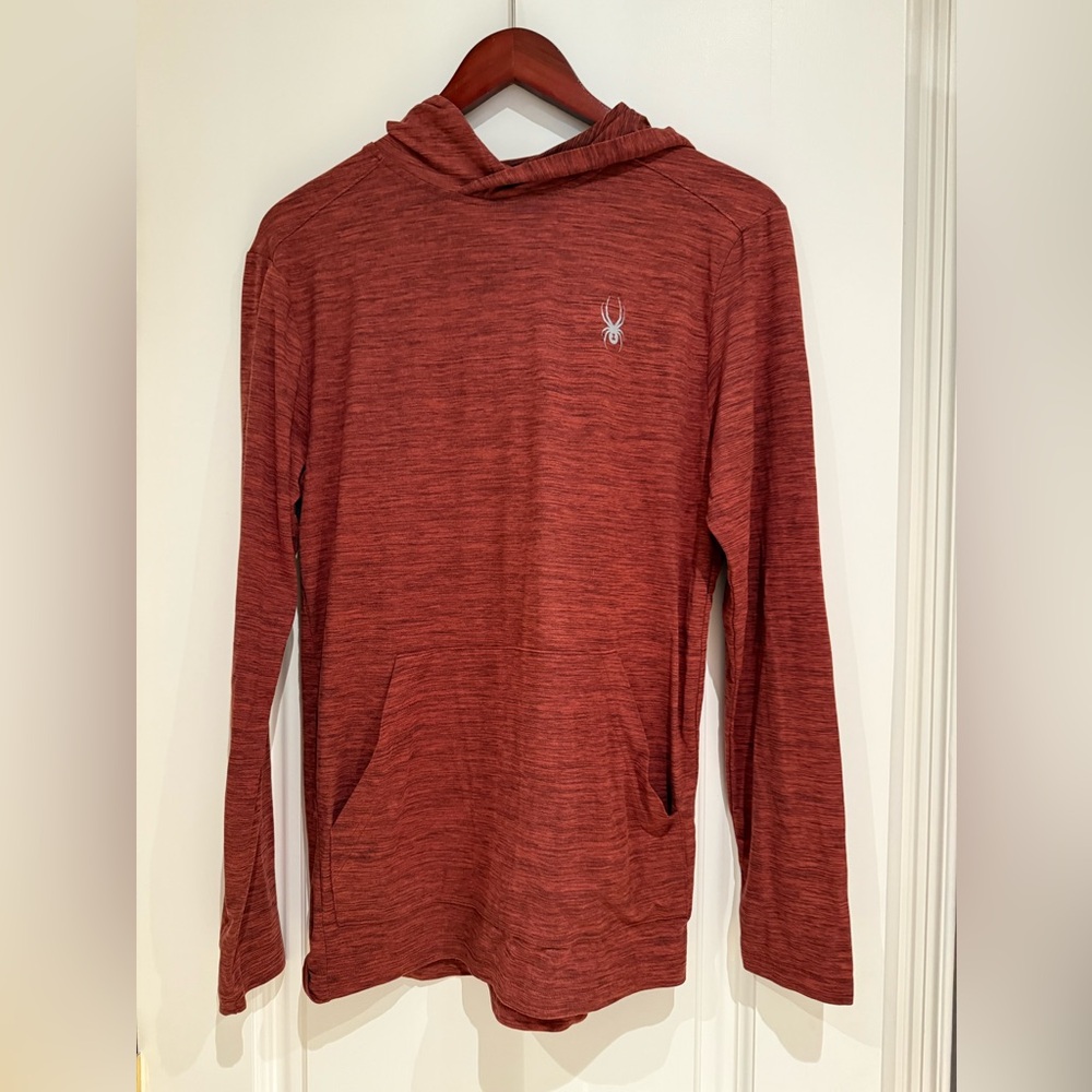 Spyder men’s Active Red Hooded Top